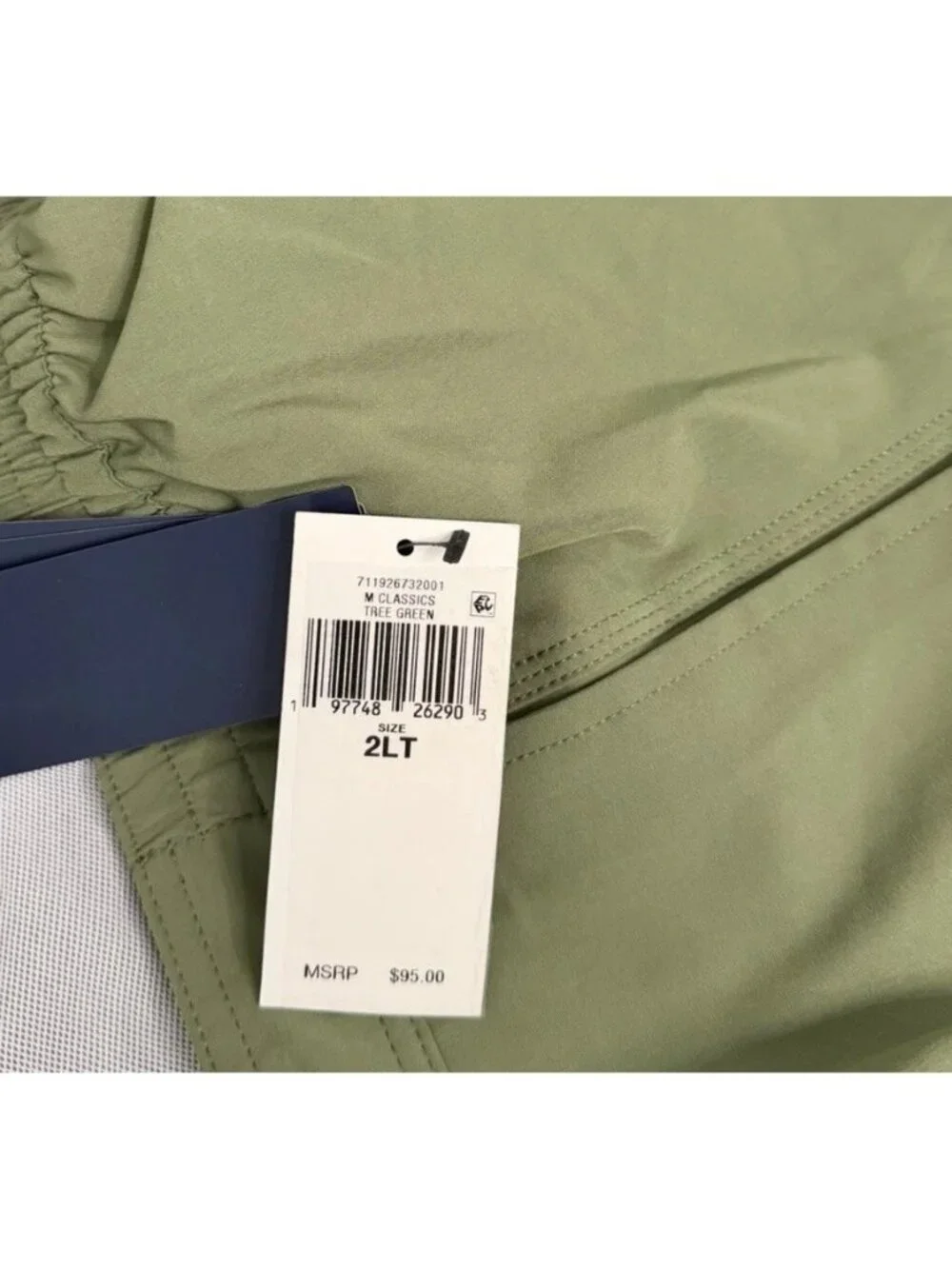 Polo Ralph Lauren Swim Trunks Big & Tall 2XLT Green Board Shorts Mesh NWT
